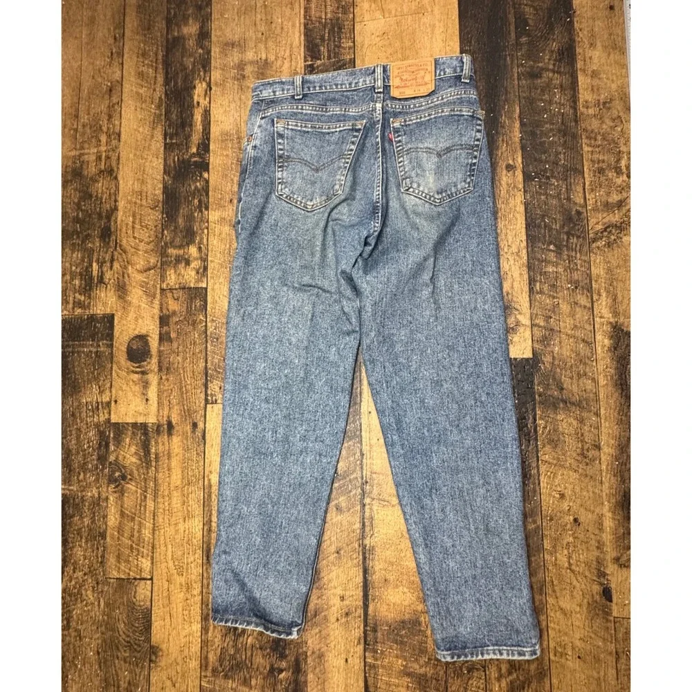 Levi's 550‎ Jeans Relaxed Fit Light Wash Denim Pants Mens W34 L30